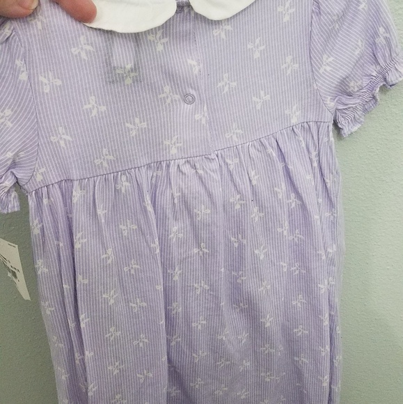 Chaps purple bow dress - Picture 3 of 4